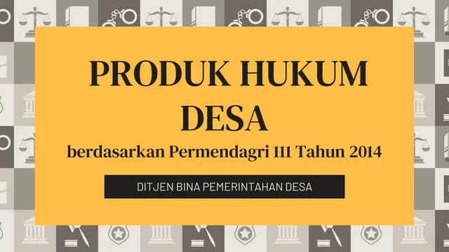 Produk Hukum Di Wilayan Desa Padang Panjang